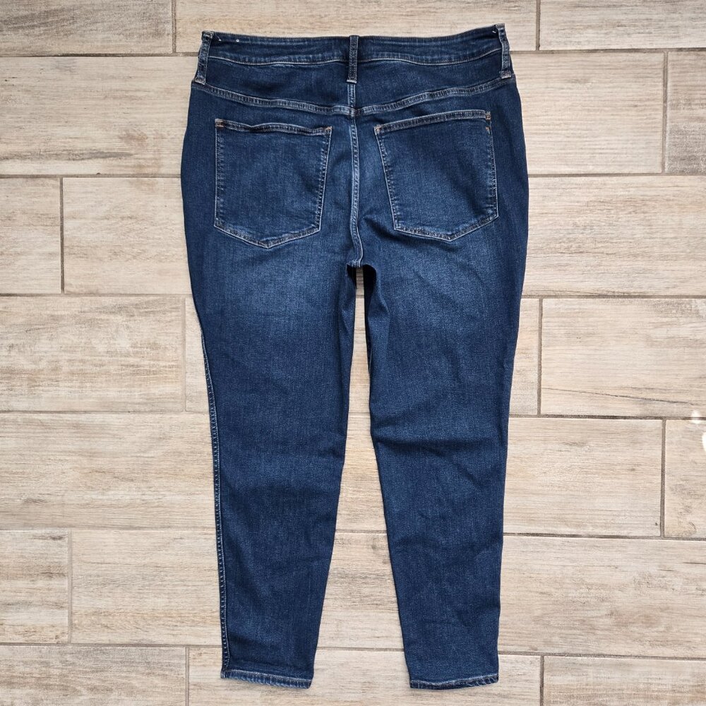 Madewell Curvy High Rise Skinny Jeans Women Stretch Denim Whisker Faded 33 - Picture 2 of 8
